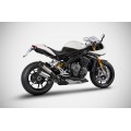ZARD Dual Muffler Slip-on for Triumph Speed Triple 1200 RS/RR (2021+) - Euro5 ZARD Dual Muffler Slip-on for Triumph Speed Triple 1200 RS/RR (2021+) - Euro5